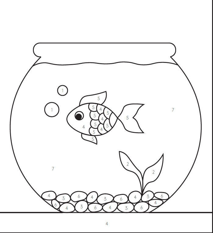 Fishbowl color by number