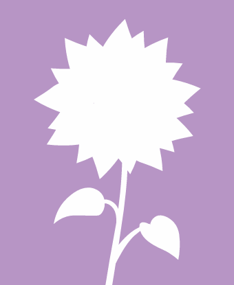 sunflower outline